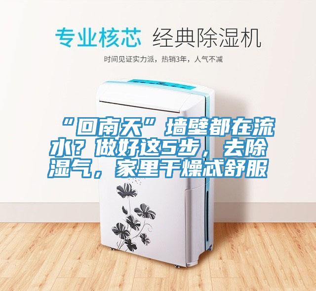 “回南天”墻壁都在流水？做好這5步，去除濕氣，家里干燥忒舒服