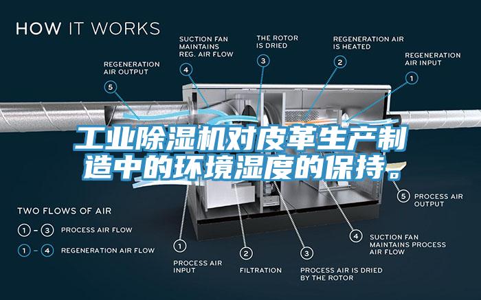 工業(yè)除濕機(jī)對(duì)皮革生產(chǎn)制造中的環(huán)境濕度的保持。