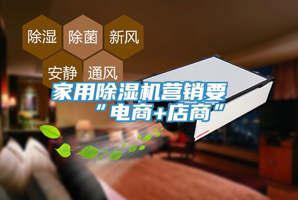 家用除濕機(jī)營(yíng)銷(xiāo)要“電商+店商”