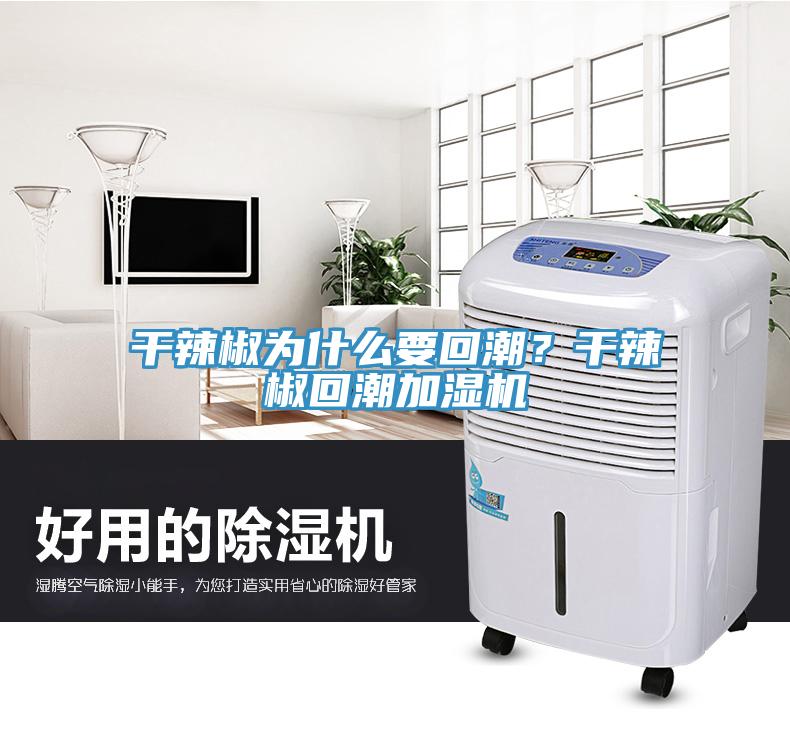 干辣椒為什么要回潮？干辣椒回潮加濕機