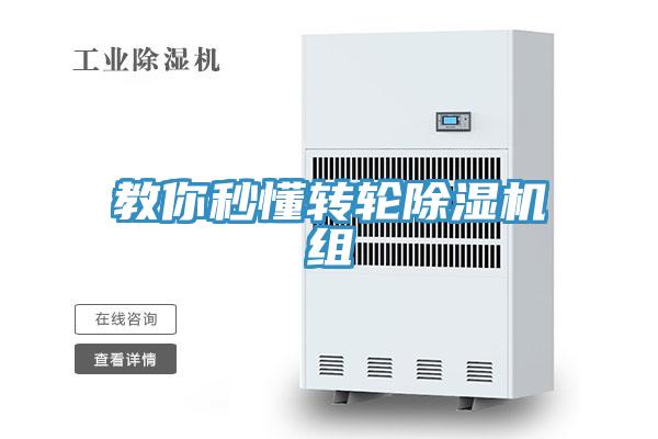 教你秒懂轉(zhuǎn)輪除濕機組