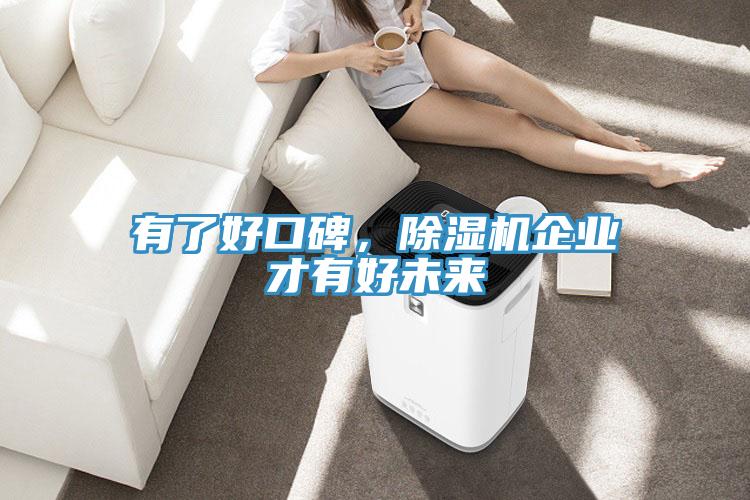 有了好口碑，除濕機企業(yè)才有好未來