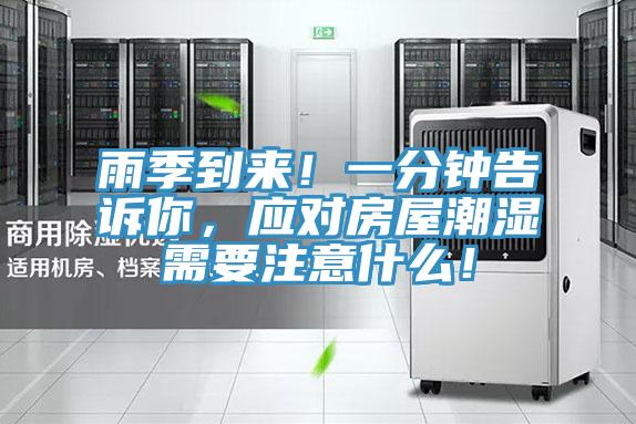 雨季到來！一分鐘告訴你，應對房屋潮濕需要注意什么！