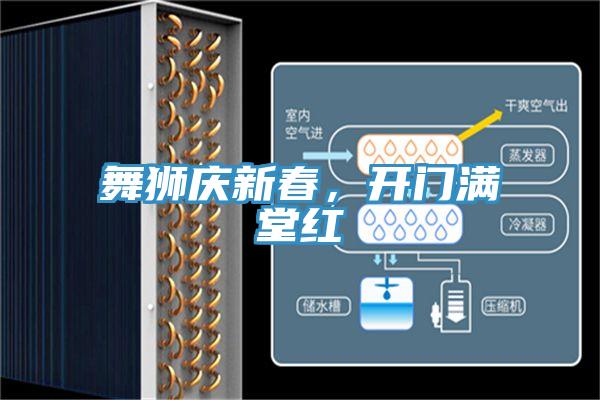 舞獅慶新春，開門滿堂紅