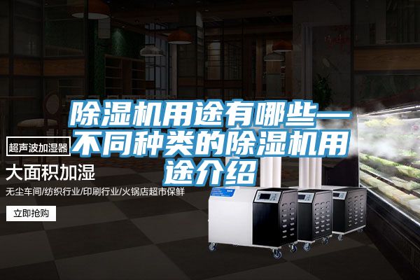 除濕機(jī)用途有哪些—不同種類(lèi)的除濕機(jī)用途介紹