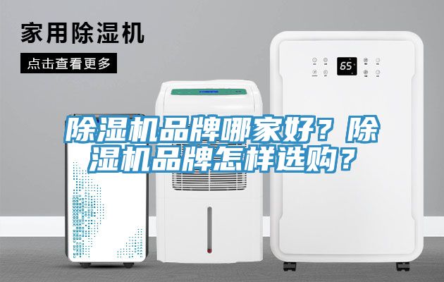 除濕機品牌哪家好？除濕機品牌怎樣選購？