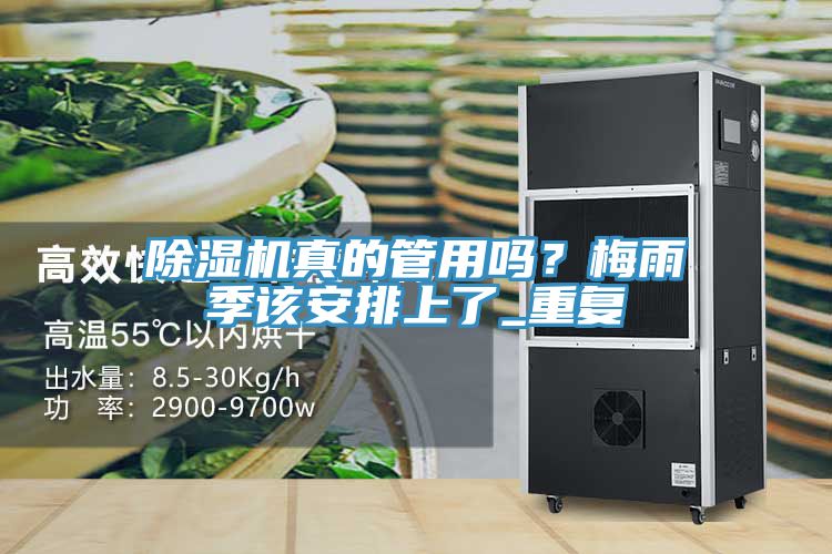 除濕機(jī)真的管用嗎？梅雨季該安排上了_重復(fù)