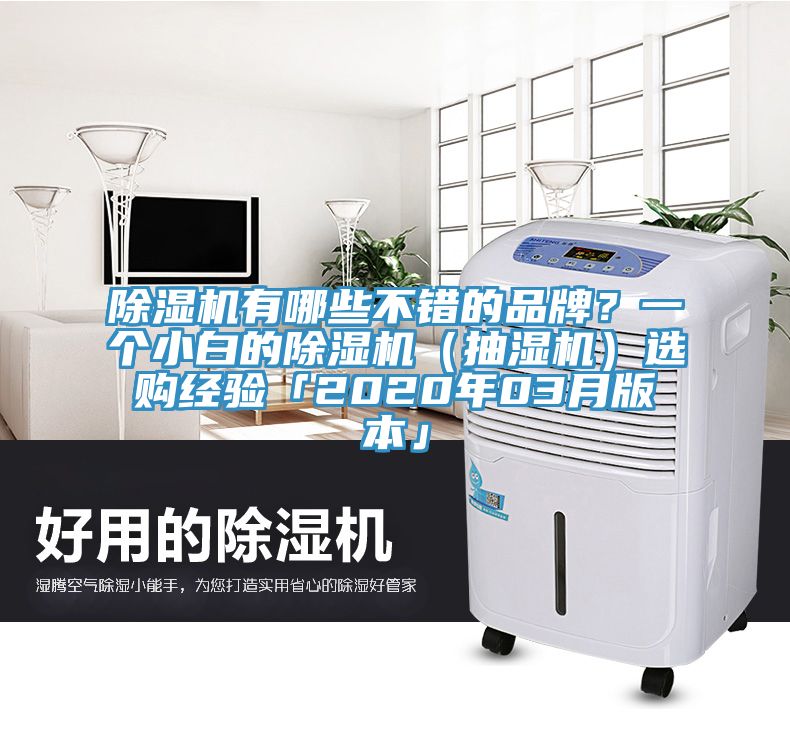 除濕機(jī)有哪些不錯(cuò)的品牌？一個(gè)小白的除濕機(jī)（抽濕機(jī)）選購(gòu)經(jīng)驗(yàn)「2020年03月版本」