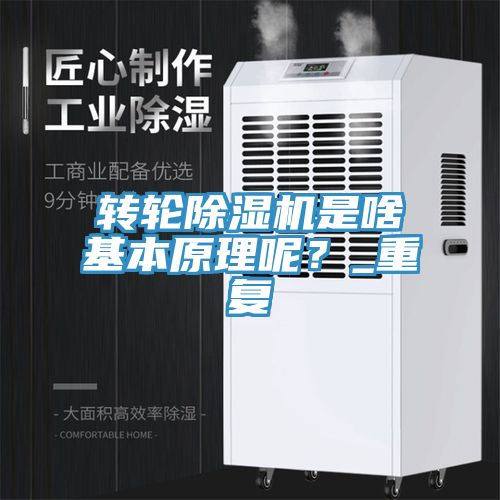 轉輪除濕機是啥基本原理呢？_重復