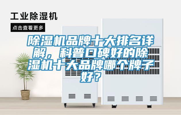 除濕機(jī)品牌十大排名詳解，科普口碑好的除濕機(jī)十大品牌哪個(gè)牌子好？