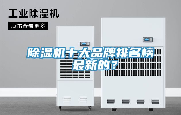 除濕機十大品牌排名榜 最新的？