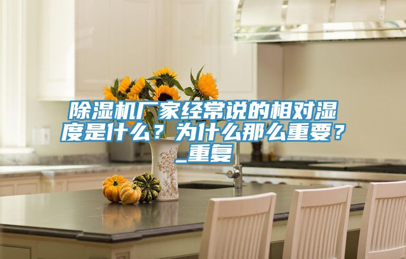 除濕機(jī)廠家經(jīng)常說(shuō)的相對(duì)濕度是什么？為什么那么重要？_重復(fù)
