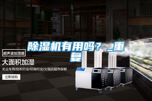 除濕機(jī)有用嗎？_重復(fù)