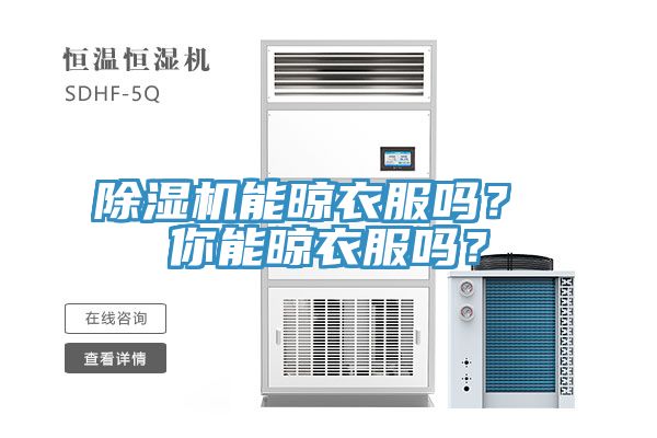 除濕機(jī)能晾衣服嗎？ 你能晾衣服嗎？