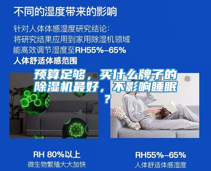 預算足夠，買什么牌子的除濕機最好，不影響睡眠？