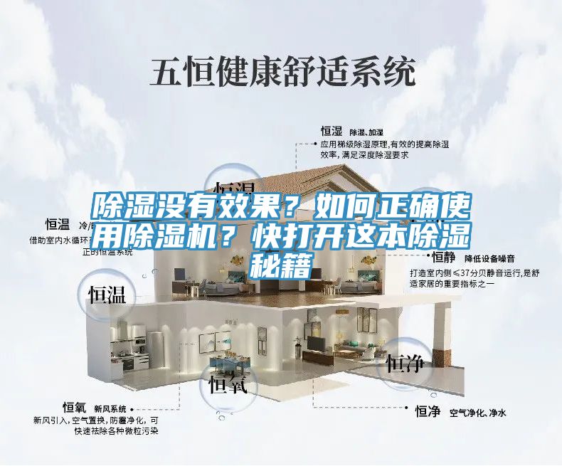 除濕沒有效果？如何正確使用除濕機(jī)？快打開這本除濕秘籍