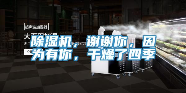 除濕機，謝謝你，因為有你，干燥了四季