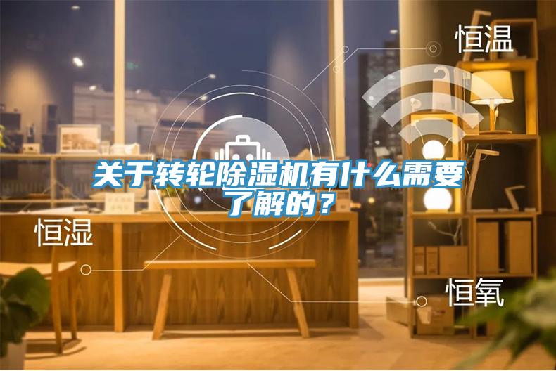 關(guān)于轉(zhuǎn)輪除濕機(jī)有什么需要了解的？
