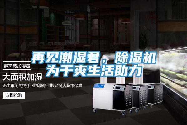 再見潮濕君，除濕機為干爽生活助力